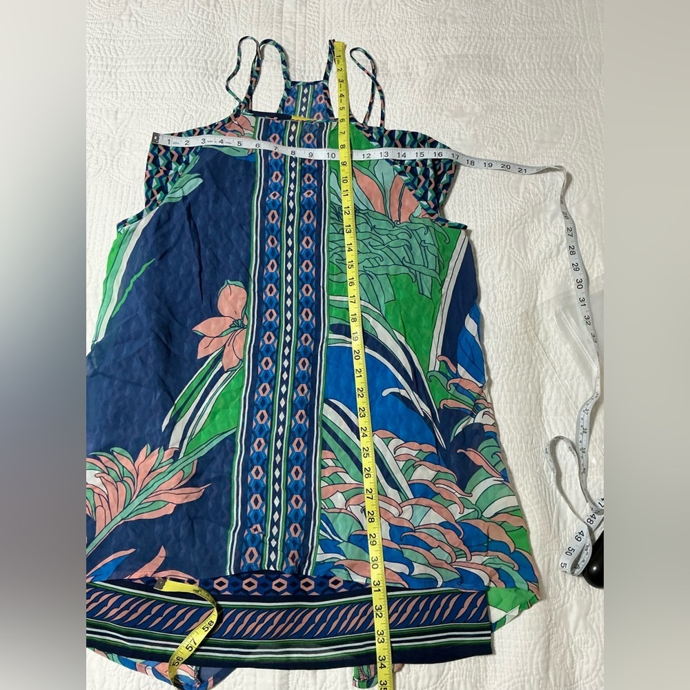 Anthropologie Maeve layered silk dress size small - Picture 8 of 10